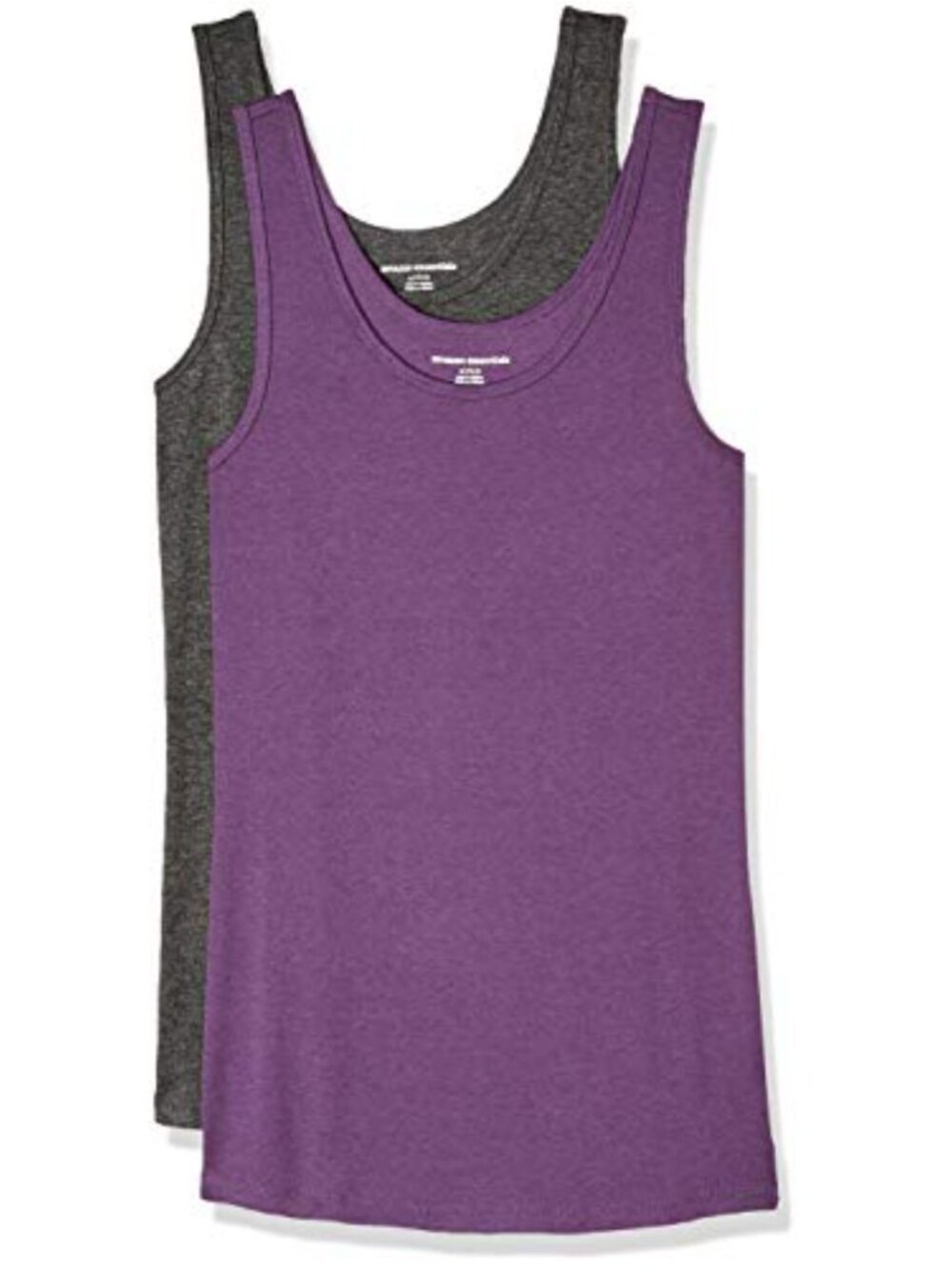 Women's Slim-Fit Tank Top Cotton Modal Spandex Scoop Neck